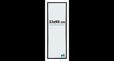 Your Decoration - Puzzellijst 33x98 cm - Zwart Mat - Puzzellijst 500-1000 stukjes - Kunststof Fotolijst - Annecy