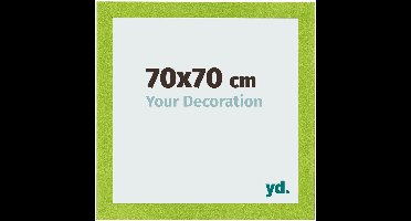 Your Decoration - Fotolijst 70x70 cm - MDF - Groen - Pisa