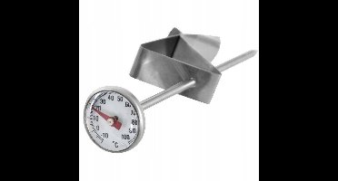 Roestvrijstalen Keukenthermometer met Sonde en Clip tot 100°C