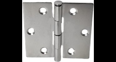 INOX Scharnier 70x55mm RVS Chroom-Nikkel A2 - Duurzaam & Corrosiebestendig