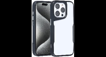 TUNIQ telefoonhoesje voor Apple iPhone 15 Pro - Siliconen backcover - Zwart