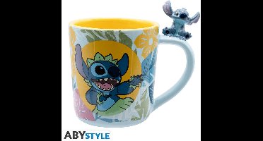 Lilo & Stitch Hawaiian Stitch 3D Mok Unisex Kop - meerkleurig - Standard