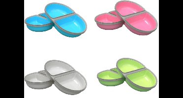 SureFeed Voerbak (gedeeld) - Groen - 2 stuks