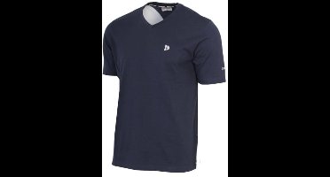 Donnay - T-shirt (Berno) - Sportshirt - V-hals shirt - Heren - Navy (010) - maat M