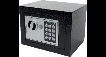 Perel Elektronische kluis, met cijferslot, inclusief noodsleutel en bevestingsmateriaal, 17 x 23 x 17 cm, 2.3 kg