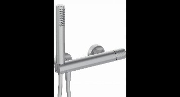 Deante Silia Hexa Douchekraan met Doucheset - Geborsteld Staal
