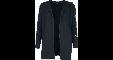 Wednesday Chaos Cardigan zwart XXL Katoen -