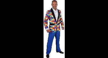 Magic Design Verkleedcolbert Blok Heren Polyester Maat M