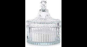 Alpina Pot met deksel glas Ø10,5x12cm