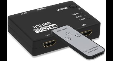 HDMI schakelaar 3 naar 1 / met afstandsbediening - versie 1.3 (Full HD 1080p)