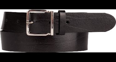 Petrol Industries Riem Dames - Broekriem - Verstelbaar - Leer - Zwart - 90 cm