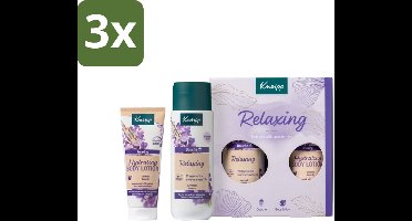 3 x Kneipp – Relaxing Moments – Geschenkset – Lavendel – Douchegel & Bodylotion - Ontspanning - Lavendel - Douchegel - Bodylotion - Geschenkset
