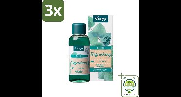 3 x Kneipp - Badolie - Mint Eucalyptus - 100 ml - Grootverpakking - Badproduct - Badolie - Eucalyptus - Mint - Aromatherapie