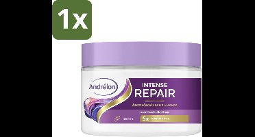 1 x Andrélon – Crème Haarmasker – Intense Repair – 300 ml - Haarmasker - Haarherstel - Keratine - Beschadigd Haar - Intensief Herstel