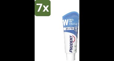 7 x Prodent – Tandpasta – Wit + Fris – Complete Bescherming – 75 ml - Koffie - Koffiezetapparaat - Koffiezetapparaat