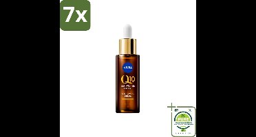 7 x NIVEA - Gezichtsserum - Q10 Dubbele Werking Anti-Rimpel - Dubbele werking - Vermindert & voorkomt rimpels - 30 ml - Grootverpakking - NIVEA Q10 Serum - Anti-rimpel Serum - Rimpelvermindering - Anti-aging Serum - Glycatie