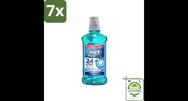 7 x Oral-B - Pro-Expert – Mondwater – 500 ml - Grootverpakking - Mondwater - Tandplak - Mondhygiëne - Mondverzorging - Alcoholvrij Mondwater