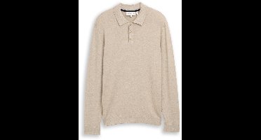 Tom Tailor - Polo - Heren - XL - Beige - Viscose - 1050852