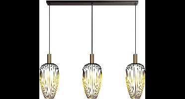 Lucide AURELIE - Hanglamp - 3xGU10 (MR11) - Goud | Vibes