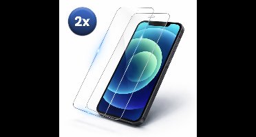 Screenprotector iPhone 13 / 13 Pro – 2-Pack – Gehard Glas 9H – Bubbelvrij – Case Friendly