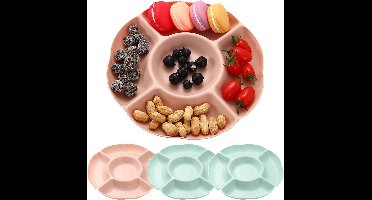 Serveerschaal met Vakjes - Snackschaal met Vakjes - Tapasschaal