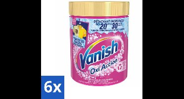 Vanish - Vlekverwijderaar - Oxi Action Wasbooster Poeder - Voor Gekleurde Was - 940 g - Voordeelverpakking - 6 stuks