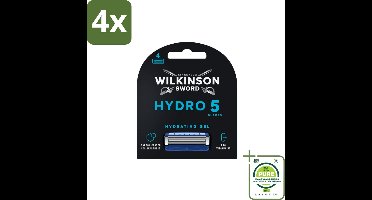 Wilkinson Sword - Navulmesjes - Hydro 5 Skin Protection - Beschermend - 4 mesjes - Voordeelverpakking - 4 stuks - Scheermes - Scheermesjes