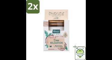 Kneipp - Geurkaars - Deep Relaxation - Sandelhout & Patchouli - 20 branduren - Voordeelverpakking - 2 stuks - Geurkaars - Sandelhout