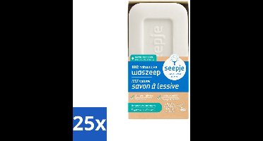 25 x Seepje - Waszeep - Handgemaakt & Natuurlijke Ingrediënten - Blok - 120 gr - Natuurlijke Wasmiddelen - Waszeep Blok - Vlekverwijderaar - Vegan Wasmiddel - Duurzame Wasmiddelen