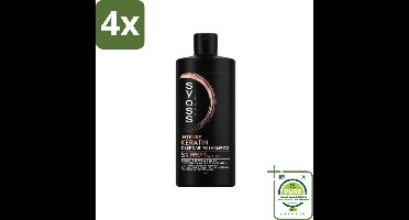 SYOSS - Keratin - Shampoo - Langdurige Styling - 440ml - Voordeelverpakking - 4 stuks - Keratine shampoo - Haarversterking