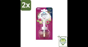 Glade - Navulling Elektrische Olie - Relaxing Zen - Zonder Houder - Voordeelverpakking - 2 stuks - Geurverspreider - Elektrische geur