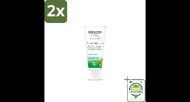 WELEDA - Planten tandpasta - 75 ml - Voordeelverpakking - 2 stuks - Tandpasta - Natuurlijke tandpasta