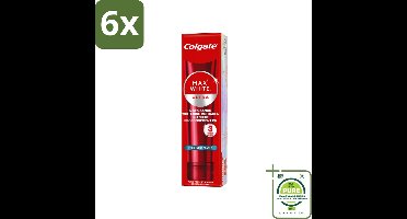 Colgate - Tandpasta - Max White - Ultra Freshness Pearls Whitening - 75 ml - Voordeelverpakking - 6 stuks - Witte tanden - Tandpasta