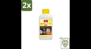 Melitta - Perfect Clean – Melksysteemreiniger – Voor volautomatische espressomachines – 250 ml - Voordeelverpakking - 2 stuks - Melkschuim reinigen - Melksysteem schoonmaken