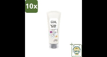 10 x Guhl – 2-in-1 Masker & Conditioner – Panthenol+Repair – 200 ml - Grootverpakking - Haarmasker - Conditioner - Panthenol - Haarverzorging - Haarherstel