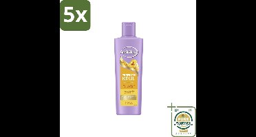 5 x Andrélon – Shampoo – Perfecte Krul – 250 ml - Grootverpakking - Krullen Verzorging - Krulshampoo - Kruldefinitie - Pluisvrij Haar - Krulverzorging