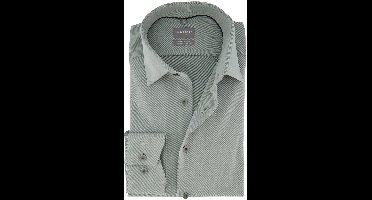 Katoenen Olymp Luxor groen overhemd