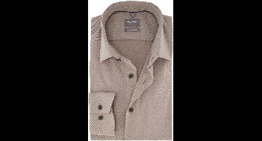 business overhemd Olymp Luxor Comfort Fit bruin