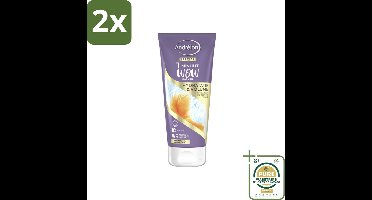 Andrélon - WOW - 1 Minuut Masker - Hydratatie & Volume - 180 ml - Voordeelverpakking - 2 stuks - Volume masker - Droog haar
