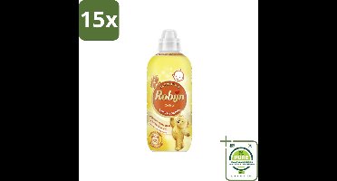 15 x Robijn – Wasverzachter – Zwitsalgeur – 765 ml - Grootverpakking - Wasverzachter - Babygeur - Zachte Was - Wasverzachter Bakje - Huidvriendelijk