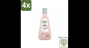 Guhl - Shampoo - Rijke Voeding - 250 ml - Voordeelverpakking - 4 stuks - Shampoo voor droog haar - Amandelolie shampoo