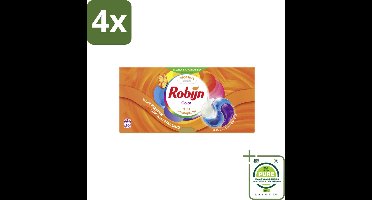 Robijn – 3-in-1 Wascapsules – Color - 26 Capsules - Voordeelverpakking - 4 stuks - Kleurverzorging - Wascapsules