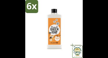 Marcel's Green Soap - Allesreiniger - Sinaasappel & Jasmijn - Natuurlijk & effectief - 750 ml - Voordeelverpakking - 6 stuks - Milieuvriendelijk - Biologisch afbreekbaar
