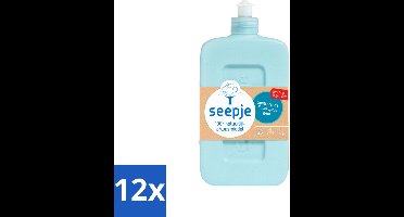 Seepje - Afwasmiddel - Verfrissend & Zacht voor de Handen - Spetterende Eucalyptus - 500 ml - Voordeelverpakking - 12 stuks