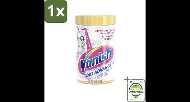 1 x Vanish Oxi Advance - Kristalwit - Vlekkenverwijderaar Poeder - Zonder Bleek - 1.2 kg - Vlekkenverwijderaar - Witwasmiddel - Bleekvrije Was - Vlekken Verwijderen - Witte Kleding