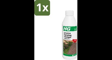 1 x HG Groene Aanslagreiniger Concentraat 500 ml - Groene Aanslag Reinigen - Aanslag Op Terrassen - Aanslag Op Muren - Aanslag Op Daken - Aanslag Op Hout