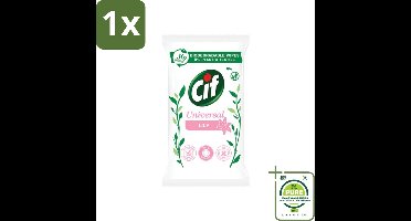 1 x Cif Universal - Desinfecterende Reinigingsdoekjes - Biologisch Afbreekbaar - Lelie - 36 Doekjes - Reinigen - Desinfecteren - Schoonmaakdoekjes - Antibacterieel - Biologisch Afbreekbaar