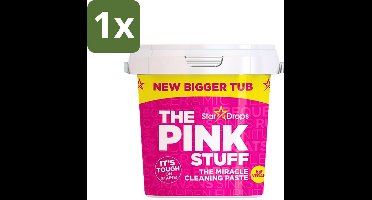 1 x The Pink Stuff - Cleaning Paste - Allesreiniger - Voor Hardnekkig Vuil - 850g - Schoonmaken - Reinigen - Hardnekkig Vuil - Roest Verwijderen - Keramische Tegels