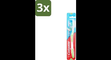 Colgate - Tandenborstel - Extra Clean Medium - 1 Tandenborstel - Bulkverpakking - 3 stuks