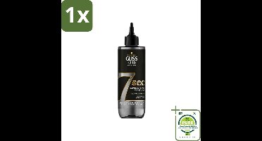 1 x Gliss-Kur - 7 Sec Express Repair Treatment - Ultimate Repair - Herstelt Intensief - 200 ml - Haar Herstel - Haarmasker - Beschadigd Haar - Droog Haar - Keratine